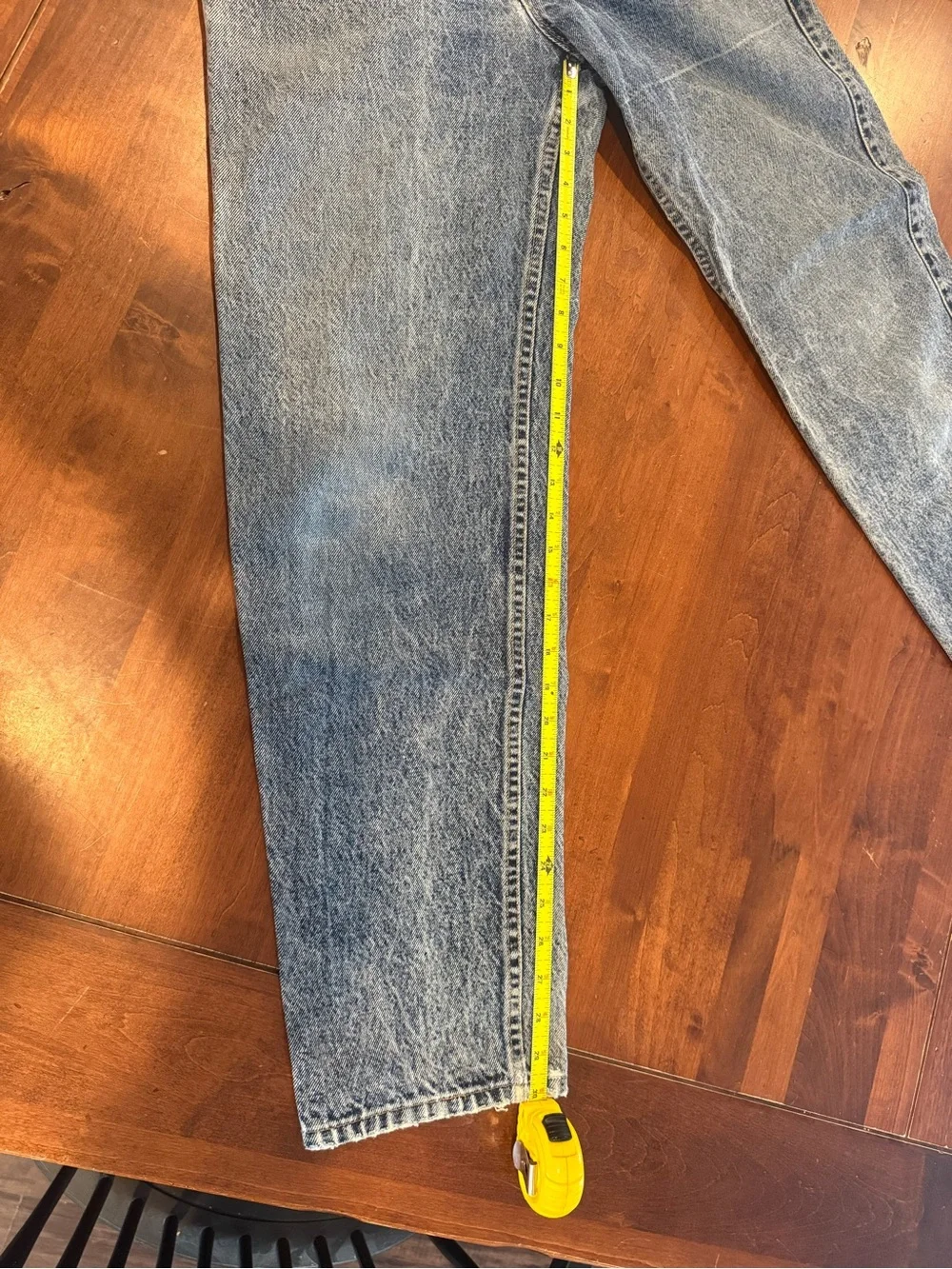 Vintage Levi’s SilverTab Acid Wash Baggy Jeans 28x30 Distressed Y2K 90s